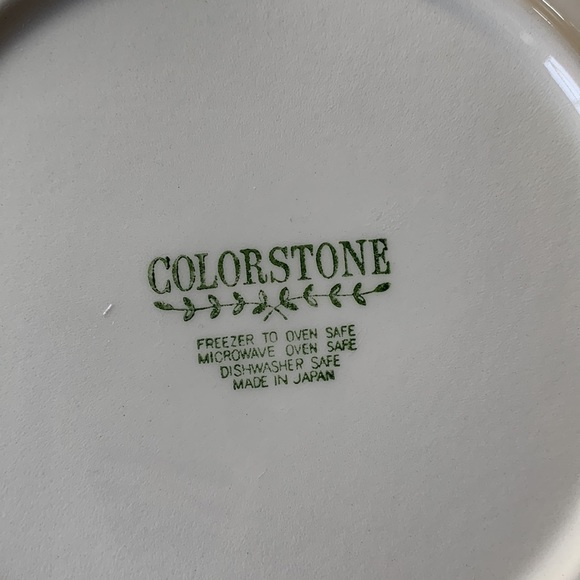 Set of Three Vintage Floral Plates - Picture 7 of 14